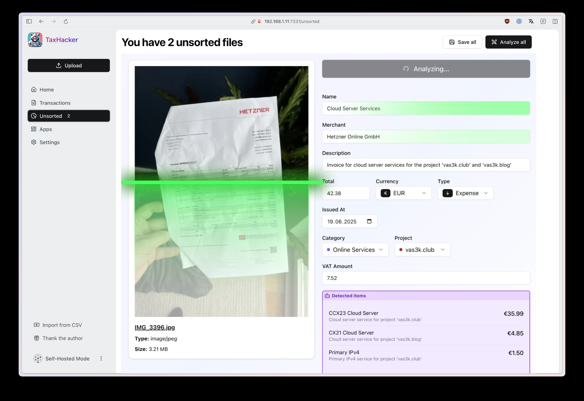 它不只是认票据，还允许你继续抽你真正关心的字段，这才更像能长期留下来的工具。