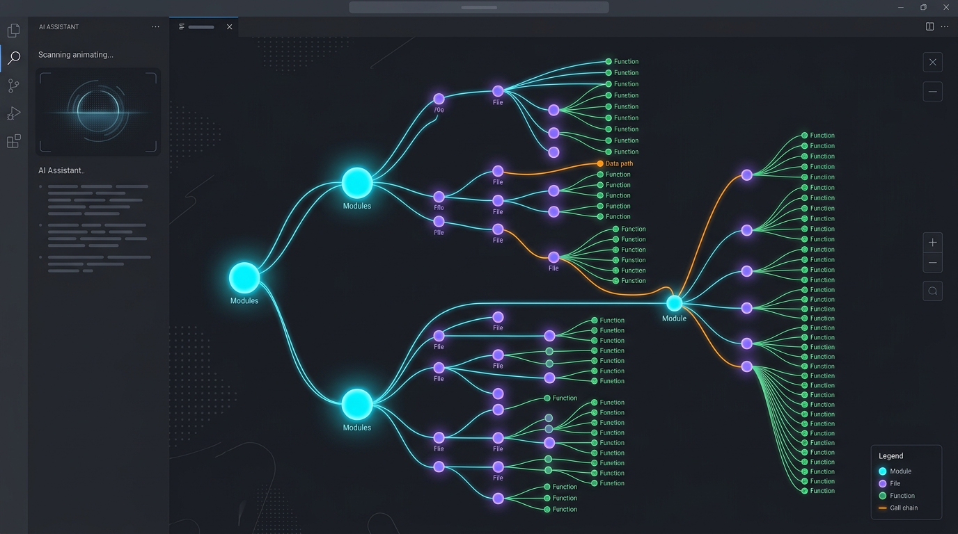 GitNexus 想给 AI 编程补上的,不是更多 token,而是代码关系图