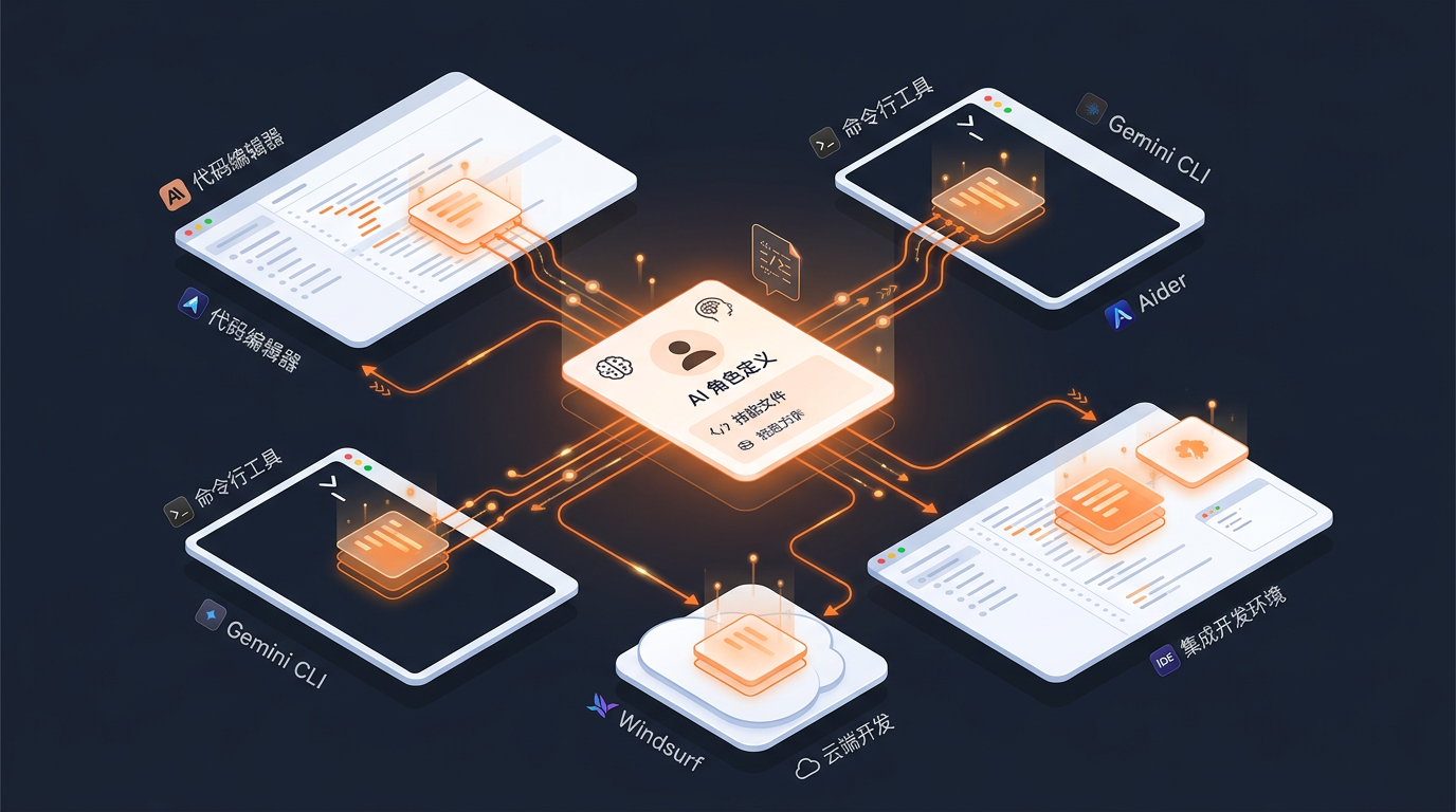 一份角色定义分发到多种工具