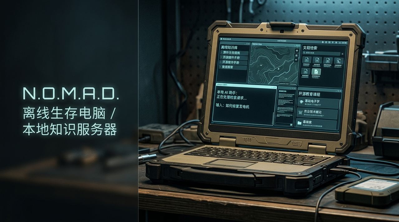 Project N.O.M.A.D.：一台把离线资料、本地 AI、地图和课程装进家里的开源服务器