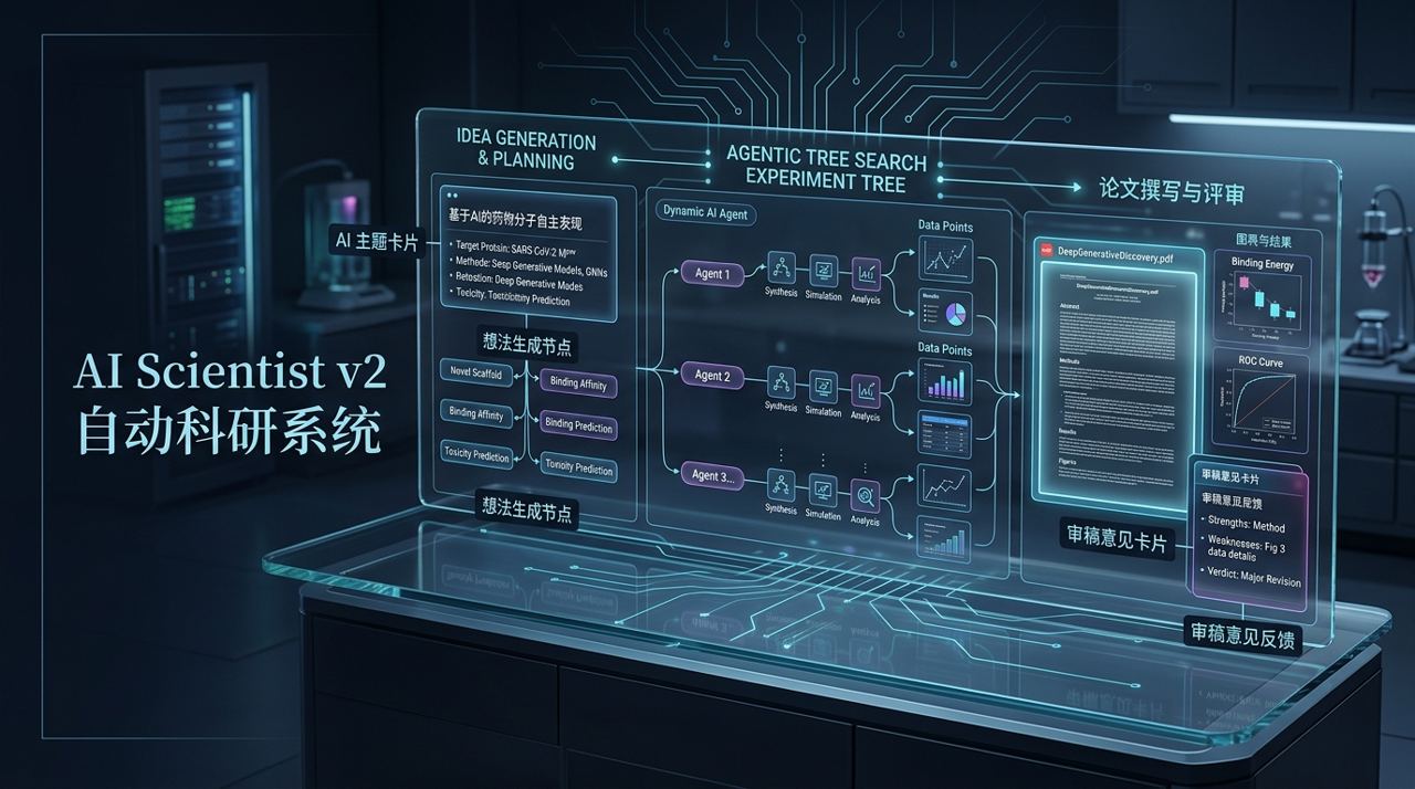 AI 开始把科研做成流水线了：AI Scientist-v2 值得看什么