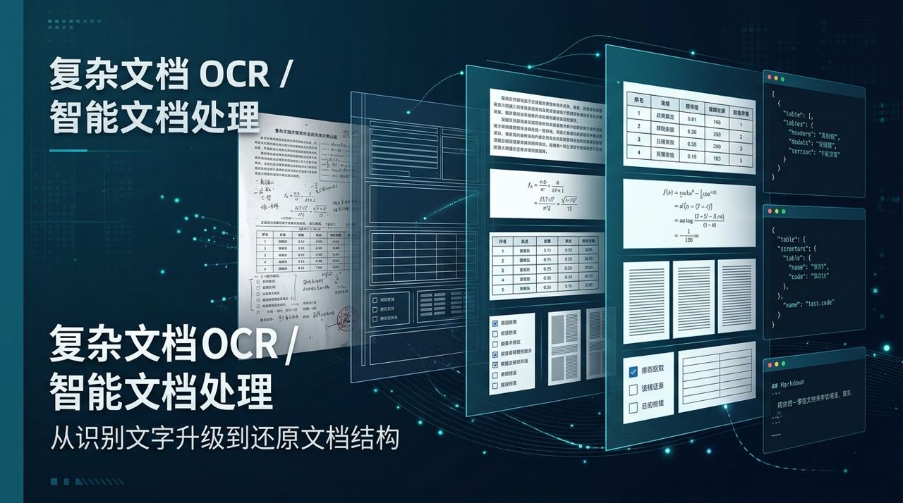 OCR，开始不只是在认字了：这个开源项目想直接还原整份文档