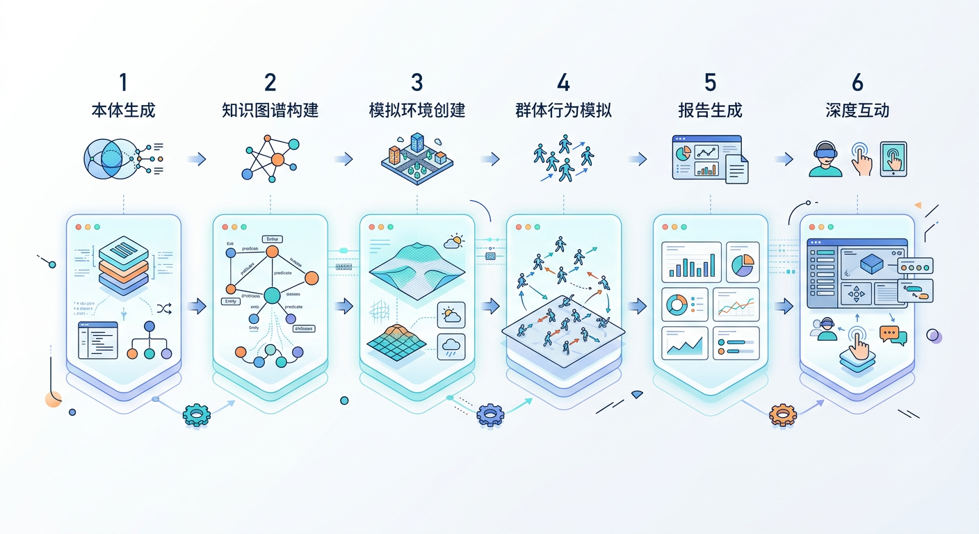 MiroFish 的完整闭环 MiroFish 的完整闭环