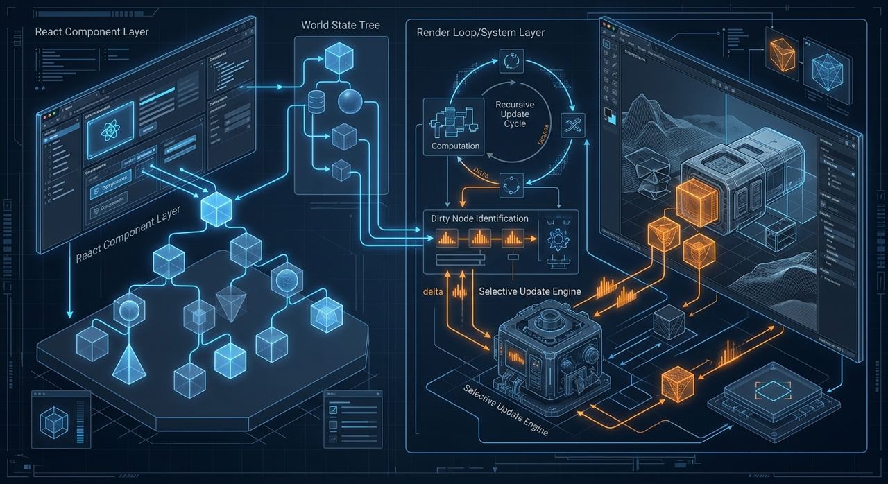 Dirty node 增量更新示意图
