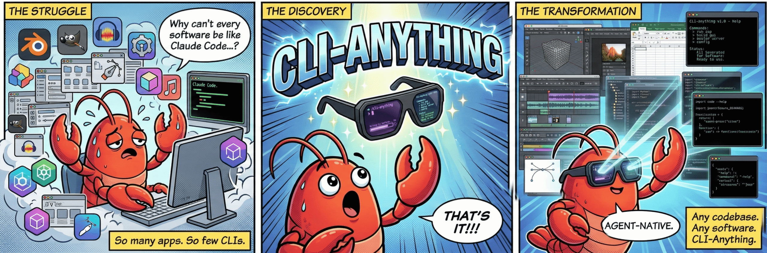 CLI-Anything 官方项目图