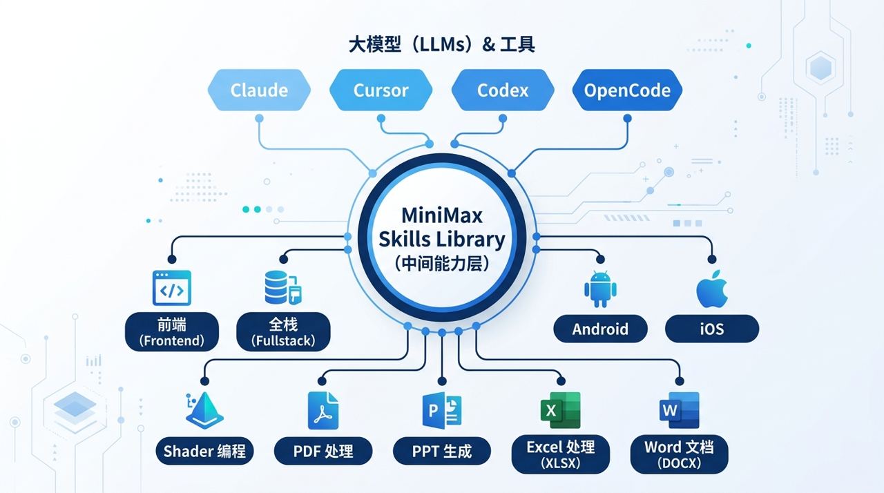 MiniMax Skills 的位置图